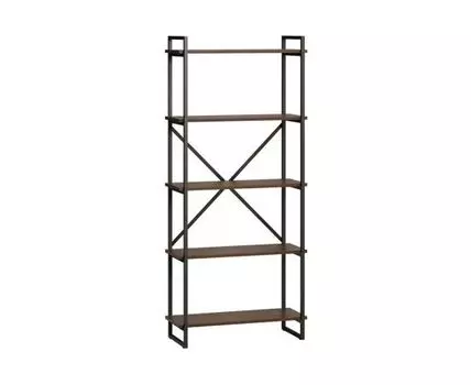Стеллаж Бервин 4 (Коричневый, 80)