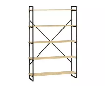 Стеллаж Бервин 5 (Бежевый, 120)