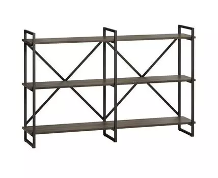 Стеллаж Бервин 6 (Серый, 160)