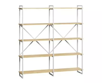 Стеллаж Бервин 7 (Белый, 160)