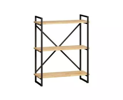 Стеллаж Бервин Рант 80 (Черный, 80)