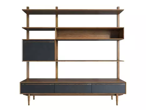 Стеллаж Bruni Black