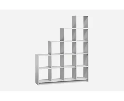 Стеллаж Бруно-5Л Белый