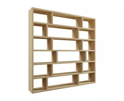 Стеллаж Цезарь (210, 30 см, Без задней стенки, Светлое дерево, 210)