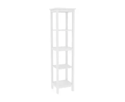 Стеллаж Кантри (170 см, 35 см, Без задней стенки, Белый, 40 см)