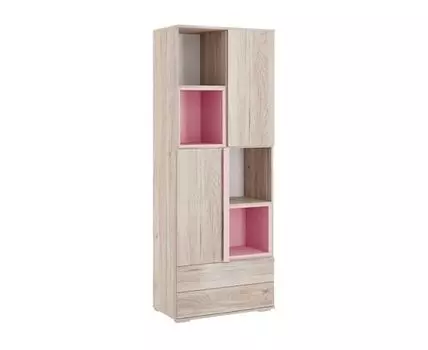 Стеллаж Лайк (170 см, 40 см, С вкладышем, С задней стенкой, Розовый, 70 см)