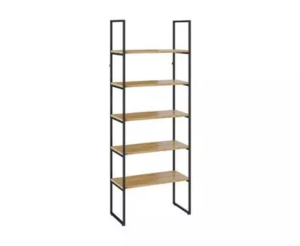 Стеллаж Лофт (214, 40 см, Без задней стенки, Светлое дерево, 80 см)