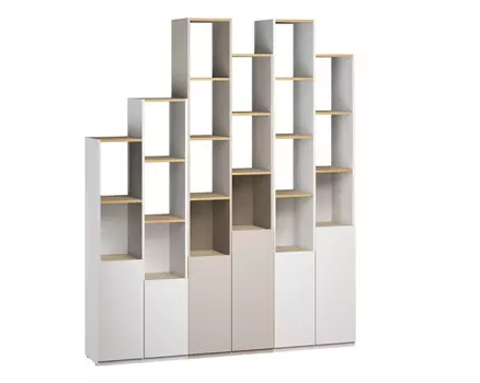 Стеллаж модульный Матис-4 White