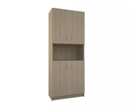 Стеллаж Парма (200 см, 40 см, С задней стенкой, Светлое дерево, 78)