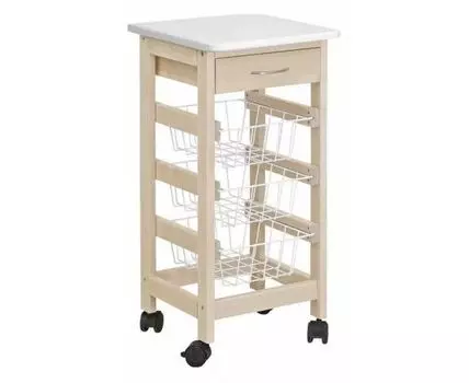 Стеллаж С ящиком и корзинами