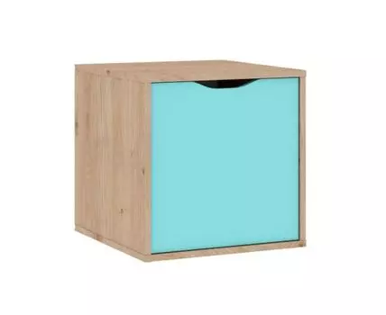 Стеллаж в детскую Калейдоскоп (44.5, 44.7, Напольные, Синий, 44.2)