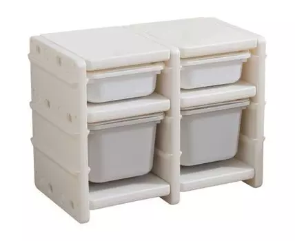 Стеллаж в детскую Кидс Грей (50 / 95, 36, Напольные, 69 / 170)