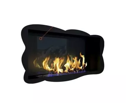 Стемалит для биокаминов Elliot 1800, Flagman 1600, Sirius 1800 (Черный)