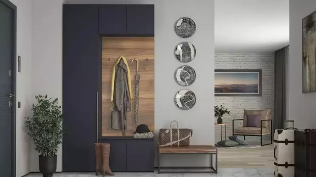 Стенка для прихожей Лаура