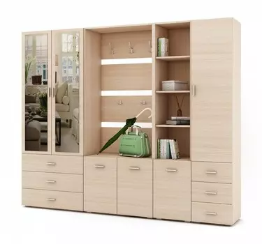 Стенка для прихожей Мартин-4