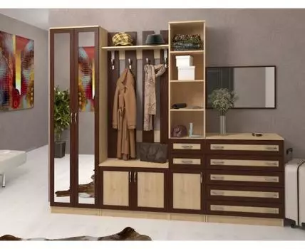 Стенка для прихожей-Р Горизонт