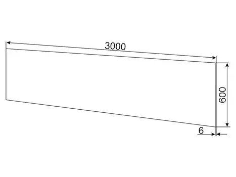 Стеновая панель 3 м