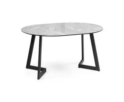 Стол Alingsos (черный, белый, 100)