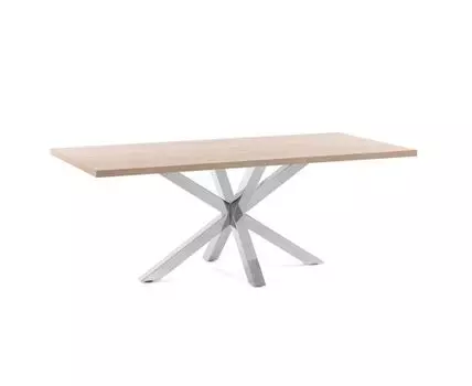 Стол Arya 160x100 сталь натуральный