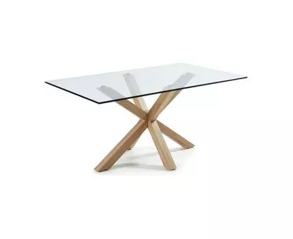 Стол Arya 160x90 металл стекло