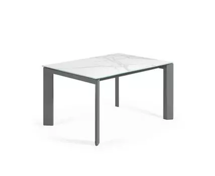 Стол Atta 140 (200) x90 антрацит, керамика