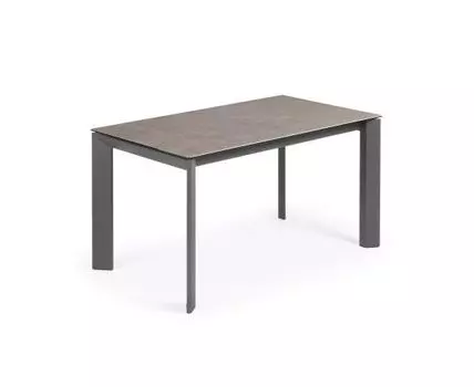 Стол Atta 140 (200) x90 графит керамика