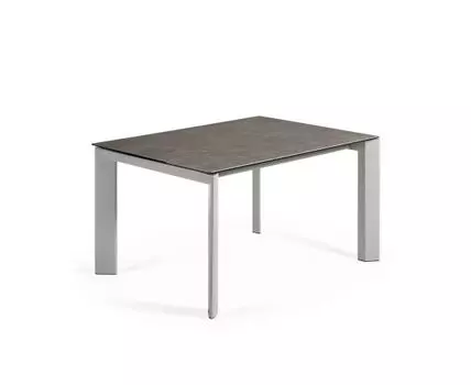 Стол Atta 140 (200) x90 серый керамика