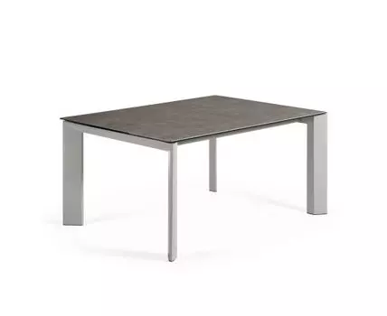 Стол Atta 160 (220) x90 керамика серый