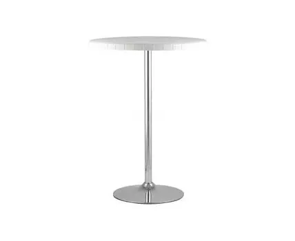 Стол барный разборный Кейт 80/110 (черный, белый, 110)