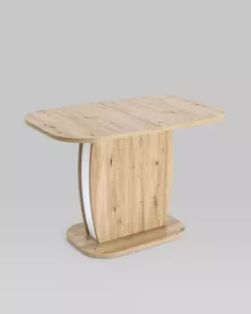 Стол Barrel 110-145*70 дуб/белый