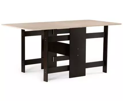 Стол деревянный Йентель 170х85х76 венге / дуб молочный