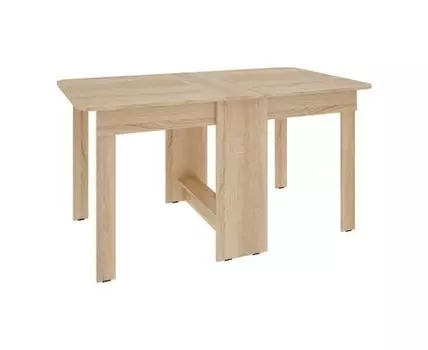 Стол деревянный ПВХ 150х86х75 дуб сонома