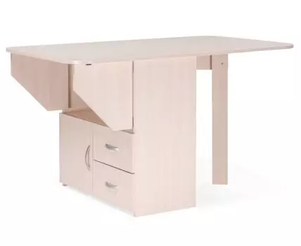 Стол деревянный Стол-тумба 130,2х80,2х75,1 дуб млечный