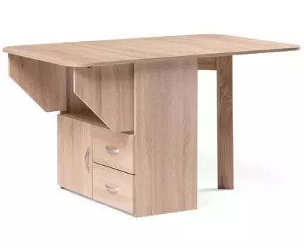 Стол деревянный Стол-тумба 130,2х80,2х75,1 дуб сонома