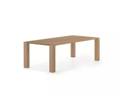 Стол Deyarina с дубовым шпоном и ножками из массива дуба 220 х 110 см