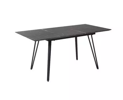 Стол Диего раскладной (Черный, 120-160)
