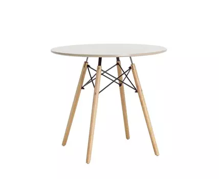 Стол DSW D80 бежевый