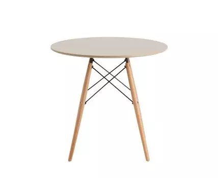 Стол Eames DSW NEW D80 бежевый