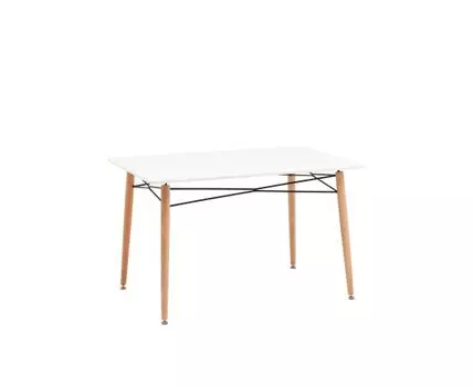 Стол Eames DSW Rectangle New 120*80 белый