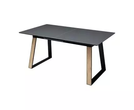 Стол Франк 160 (черный, дуб, 90)