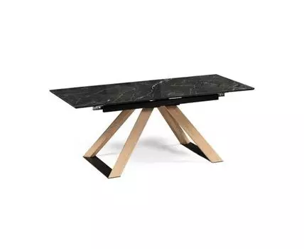 Стол Gardner (черный, коричневый, 80)