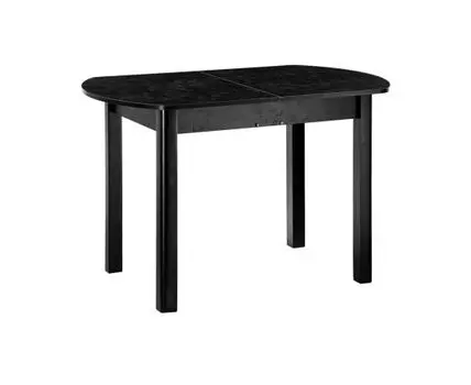 Стол Гюрен лофт черный / черный (хром, черный, 110)