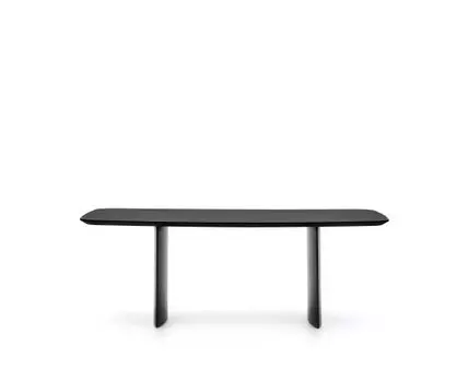 Стол из лакированного МДФ Litto черный, 200 x 100