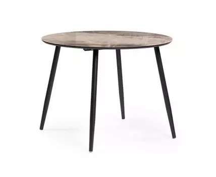 Стол Klovis (черный, светло-коричневый, 100)