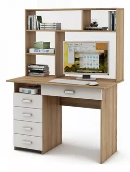 Стол компьютерный Лайт-4Я СН