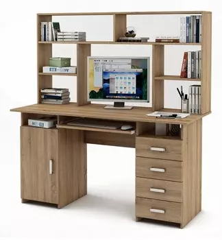 Стол компьютерный Лайт-7К СН