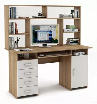 Стол компьютерный Лайт-8К СН