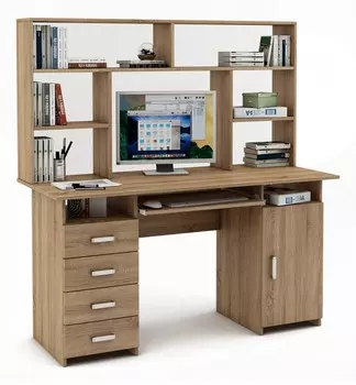 Стол компьютерный Лайт-8К СН