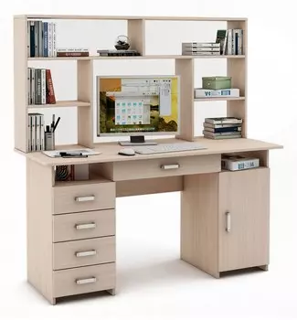 Стол компьютерный Лайт-8Я СН