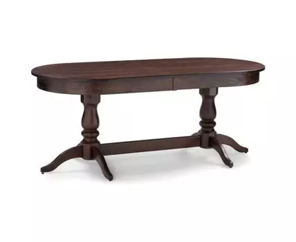 Стол Красидиано орех темный (Белый, 80)